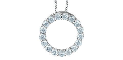 Lab Grown Diamond .50ct tw Eternity Necklace