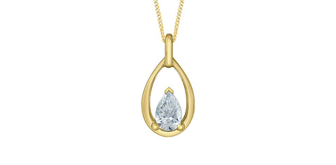 Lab Grown Diamond .30ct Necklace