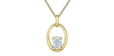 Lab Grown Diamond .30ct Necklace