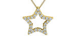 Lab Grown Diamond .25ct tw Star Necklace