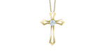 Lab Grown Diamond .20ct Cross Necklace