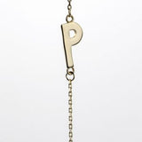 Bella Collection - Gold Initial Letter Necklace