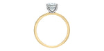 Lab Grown Diamond Oval Ring 14kt - 1.50ct