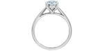 Lab Created Diamond Solitaire Ring 14kt - 1.50ct