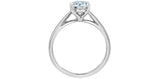 Lab Created Diamond Solitaire Ring 14kt - 1.50ct
