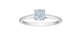 Lab Created Diamond Solitaire Ring 14kt - .50ct