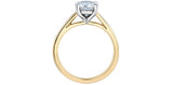 Lab Created Diamond 1.06ct Solitaire Ring VALENTINES SPECIAL