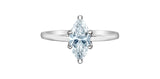 Lab Created Diamond Marquise Ring 14kt - 1.09ct