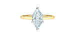 Lab Created Diamond Marquise Ring 14kt - 1.58ct