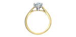 Lab Created Diamond Marquise Ring 14kt - 1.58ct