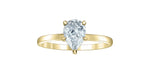Lab Created Diamond Solitaire Ring 14kt - 1.08ct