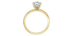 Lab Created Diamond Solitaire Ring 14kt - 1.08ct