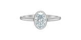 Lab Grown Diamond Oval Solitaire Ring - 1.00ct