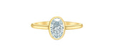 Lab Grown Diamond Oval Solitaire Ring - 1.00ct