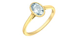 Lab Grown Diamond Oval Solitaire Ring - 1.00ct