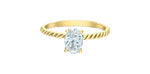 Lab Grown Diamond Oval Ring 14kt - 1.59ct