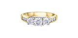 14kt Yellow Gold Diamond Anniversary Ring .33ct-1.00ct