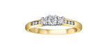 14kt Yellow Gold Diamond Anniversary Ring .33ct-1.00ct