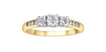 14kt Yellow Gold Diamond Anniversary Ring .33ct-1.00ct