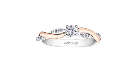 Maple Leaf Diamonds - Bridal Ring