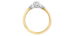 14kt Yellow Gold Diamond Bridal Ring