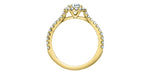 Lab Grown Diamond Oval Ring 14kt - 1.09ct