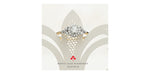 Maple Leaf Diamonds Halo Bridal Ring