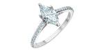 Lab Grown Diamond Marquise Ring 14kt - 1.58ct