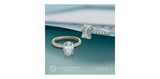 Lab Created Diamond Emerald Cut Ring 14kt - 3.00ct