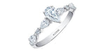 Maple Leaf Canadian Diamond Bridal Ring