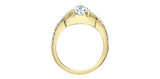 Lab Grown Diamond Pear Ring 14kt - 1.00ct