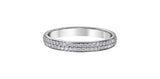White Gold Pave Diamond Band