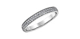 White Gold Pave Diamond Band