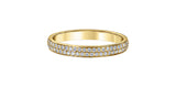 Yellow Gold Pave Diamond Band