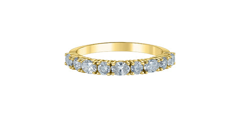 Lab Grown Diamond Band - 14kt Yellow