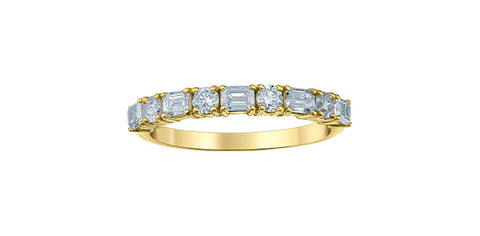Lab Grown Diamond Band - 14kt Yellow