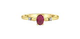 Yellow Gold Ruby & Diamond Ring