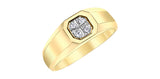 Men's Yellow Gold Diamond Ring