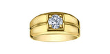 Men's Lab Created Diamond Ring  - 1.08ct