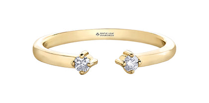 Gold Canadian Diamond Band