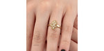 Gold Diamond Filigree Ring