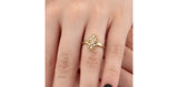 Gold Diamond Filigree Ring