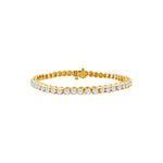 1.50ct tw Yellow Gold Diamond Tennis Bracelet