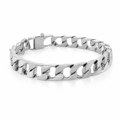 ITALGEM 9.4mm Flat Curb Bracelet