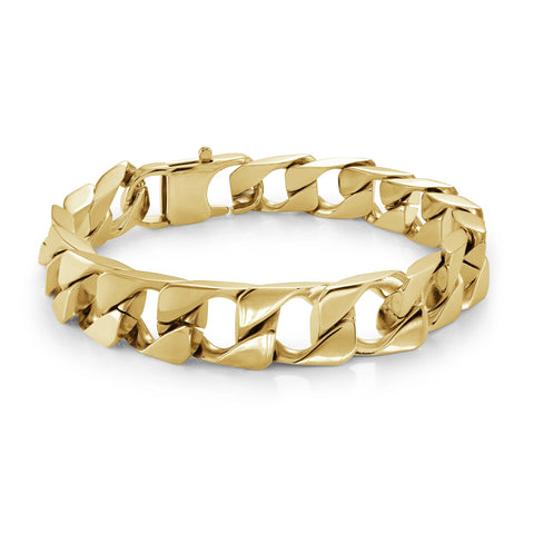 ITALGEM 11.3mm Flat Curb Bracelet