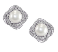 Sterling Silver Pearl Earrings