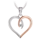 Sterling Silver Heart Necklace