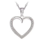 Sterling Silver Heart Necklace