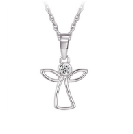 Sterling Silver Angel Necklace