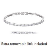 Sterling Silver Tennis Bracelet